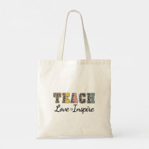 Teach, Love, Inspire Tote Bag