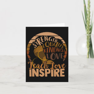 Teach Love Inspire Welcome Byck To School First Da Card