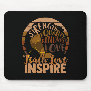 Teach Love Inspire Welcome Byck To School First Da Mouse Mat