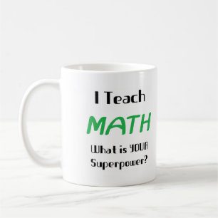 Teach math coffee mug