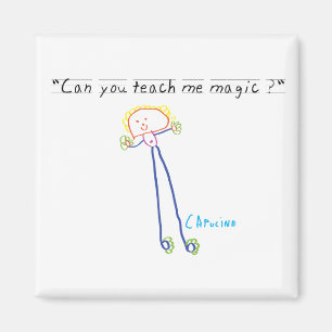 "Teach me magic" magnet