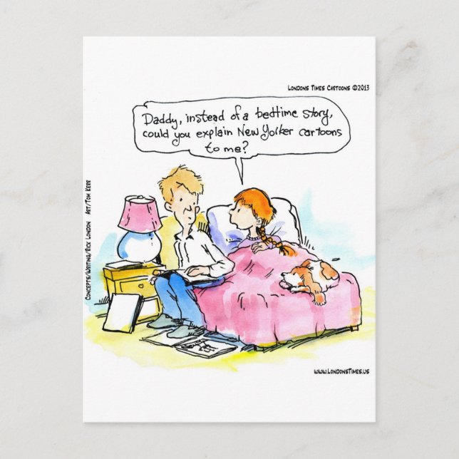 Teach Me To Read Satire Daddy Funny Postcard (Front)