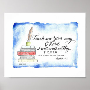 "Teach Me Your Way O Lord" - Wall Art