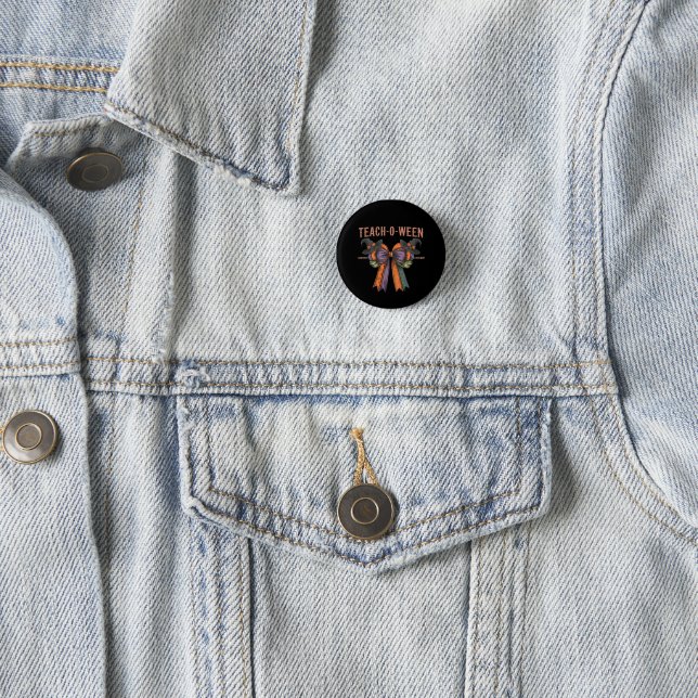 Teach-O-Ween 3 Cm Round Badge (In Situ)