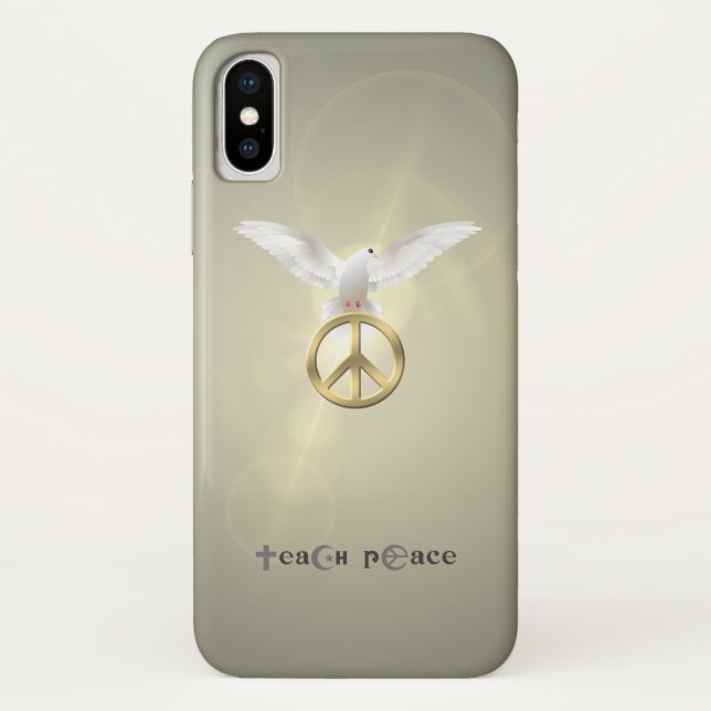 Teach Peace | Case-Mate iPhone Case (Back)