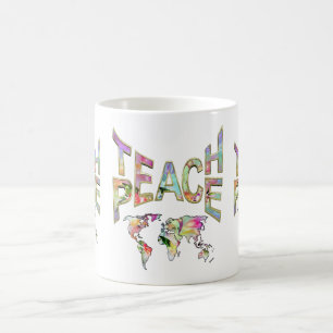 Teach Peace Coffee Mug