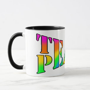 TEACH PEACE MUG