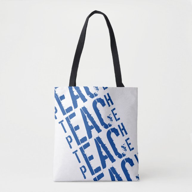Teach Peace Tote Bag (Front)