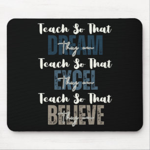 Teach So That They Can Dream Black History Month Mouse Mat