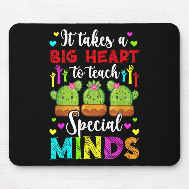 Teach Special Minds Autism Teacher Autism Awarenes Mouse Mat (Front)