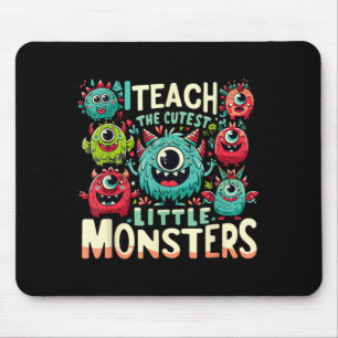 Teach The Cutest Little Monsters Teacher Halloween Mouse Mat