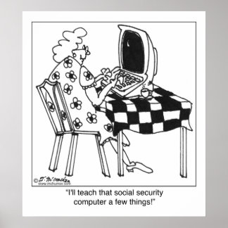 Teach the Government Computer a Few Things Poster