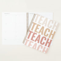 Teach Unique Pink & Gold Classroom Planner