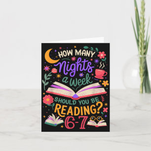 Teacher 67 How Many Nights A Week Should You Be Re Card