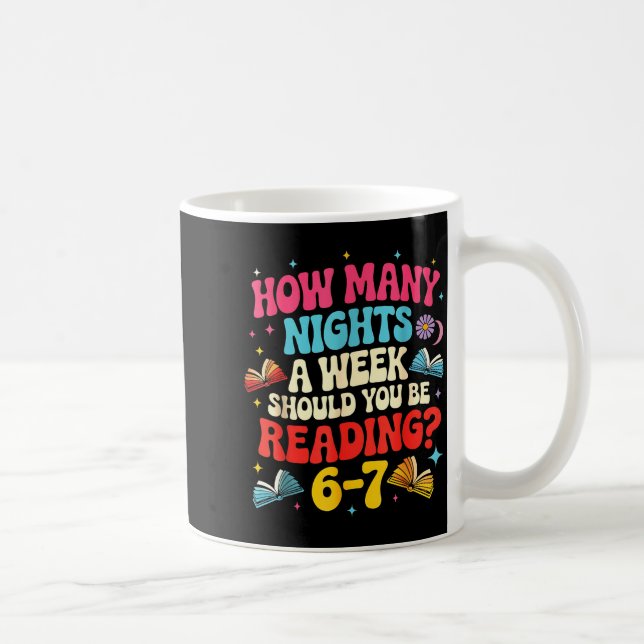 Teacher 67 How Many Nights A Week Should You Be Re Coffee Mug (Right)