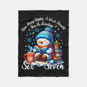 Teacher 67 How Many Nights A Week Should You Be Re Fleece Blanket