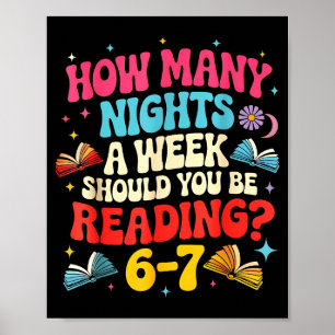 Teacher 67 How Many Nights A Week Should You Be Re Poster
