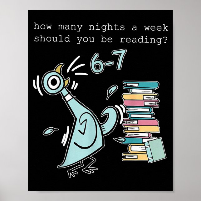 Teacher 67 How Many Nights A Week Should You Be Re Poster (Front)