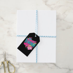 Teacher 90s Retro Colourful Teacher Back To School Gift Tags