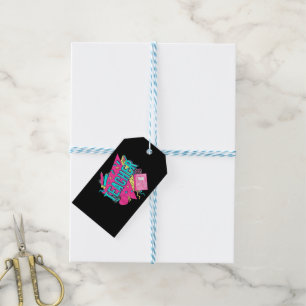 Teacher 90s Retro Colourful Teacher Back To School Gift Tags