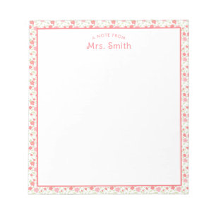 Teacher    A Note From