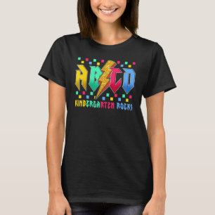 Teacher ABCD Rocks Back To School Back In Class AB T-Shirt