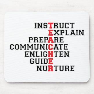 Teacher Acrostic Mouse Mat