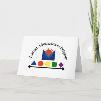 Teacher Advancement Program Card
