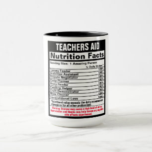 Teacher Aid Funny Gift Mug