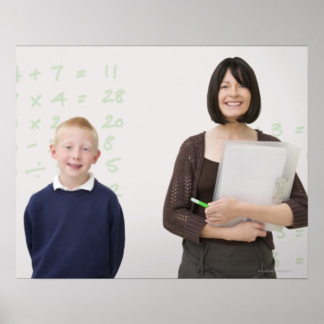 teacher and pupil poster (Front)