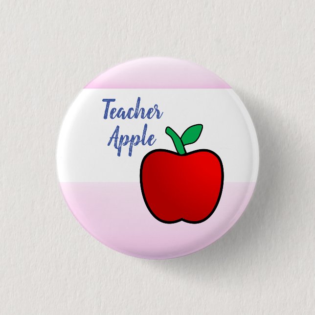 Teacher Apple Badge (Front)