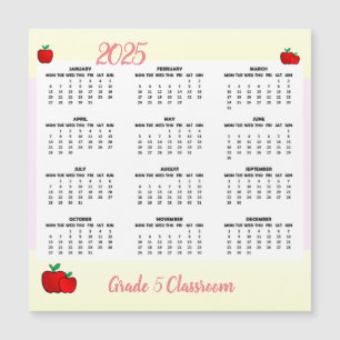 Teacher Apple Calendar 2025