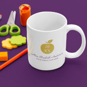 Teacher Apple Graduation Coffee Mug
