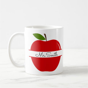 Teacher Apple Mug – Classic Red Apple