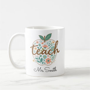 Teacher Apple Mug – Classic Red Apple