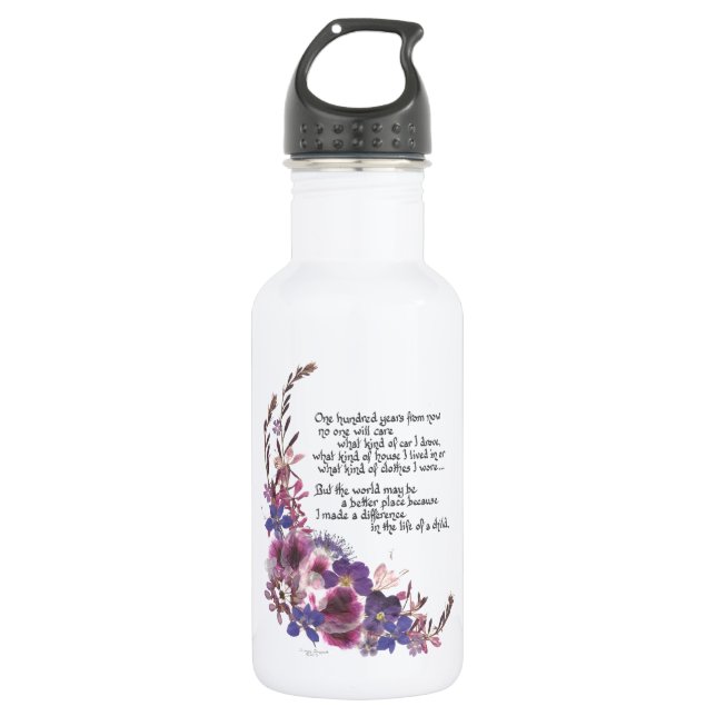 Teacher Appreciation 532 Ml Water Bottle (Front)