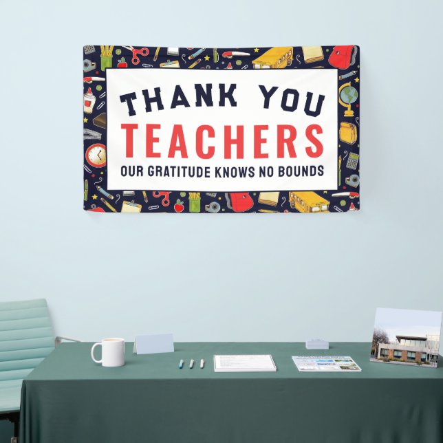 Teacher Appreciation Banner (Tradeshow)