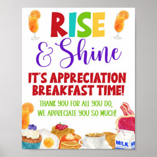 Teacher Appreciation Breakfast Poster