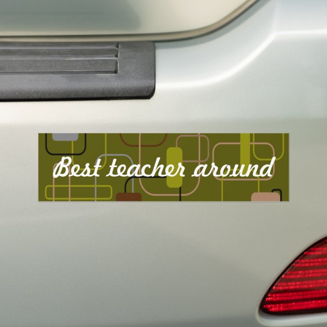 Teacher Appreciation Bumper Sticker (On Car)