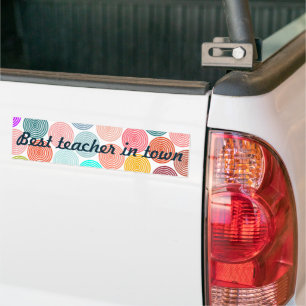 Teacher Appreciation Bumper Sticker