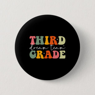 Teacher Appreciation Byck To School Third Grade Dr 6 Cm Round Badge
