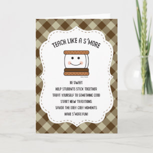 Teacher Appreciation Camping Classroom Theme Smore Card