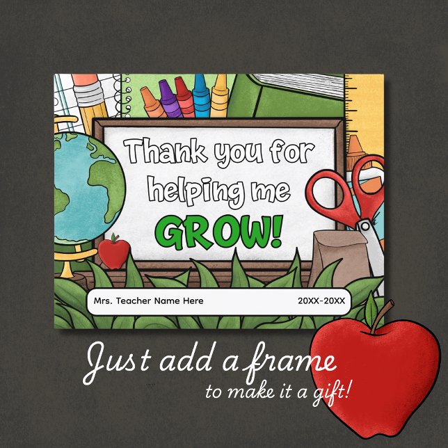 Teacher Appreciation Certificate of Thanks (Creator Uploaded)
