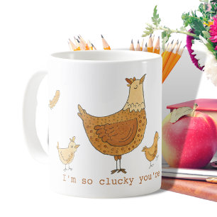 Teacher Appreciation Chicken Pun Gift Coffee Mug