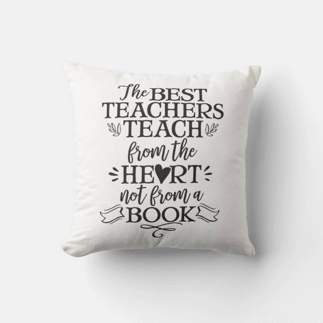 Teacher Appreciation Class Gift Idea Thank You Cushion (Front)