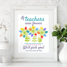 Teacher Appreciation Classroom Fingerprint Art