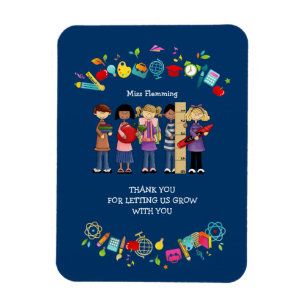 Teacher Appreciation Custom Name Gift  Magnet