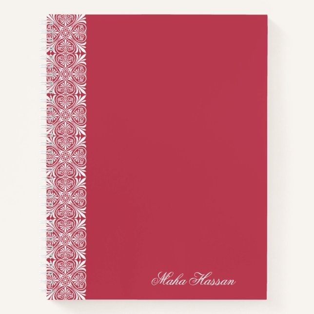 Teacher Appreciation | Custom Name Gift Notebook (Front)