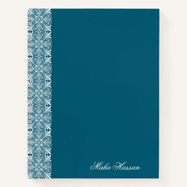Teacher Appreciation | Custom Name Gift Notebook (Front)