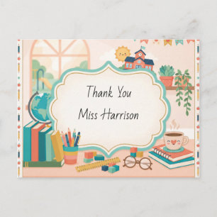 Teacher Appreciation Customisable Classroom Frame Postcard